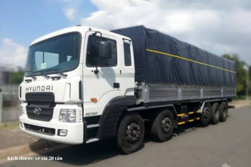 Kích thước xe tải 20 tấn