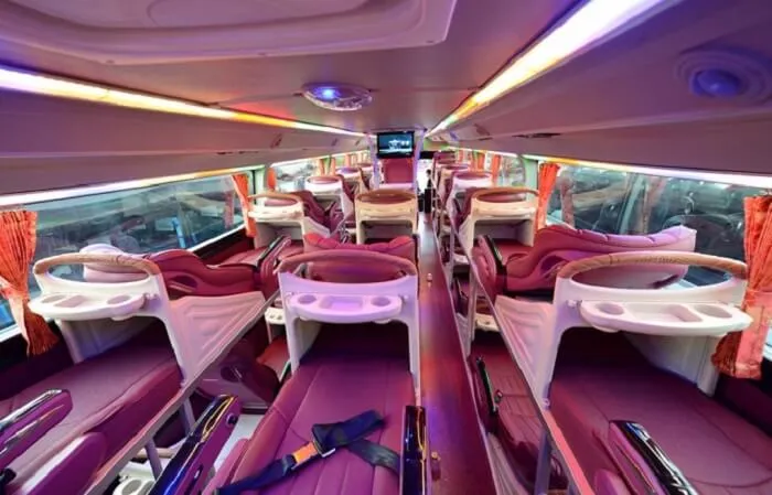 Xe giường nằm 45 chỗ phù hợp hành trình dài