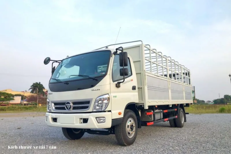 Kích thước xe tải 7 tấn