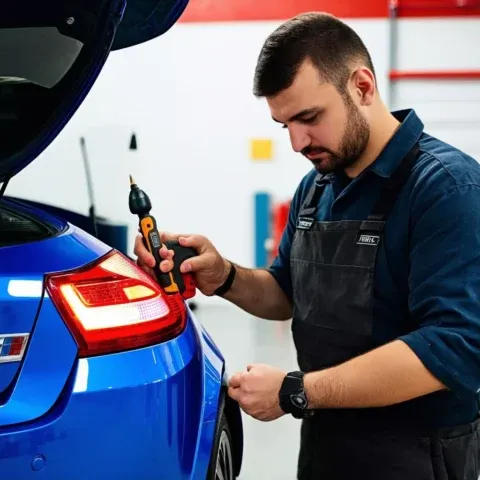 Kiểm tra và căn chỉnh chùm sáng sau khi thực hiện cách đấu đèn xe ô tô