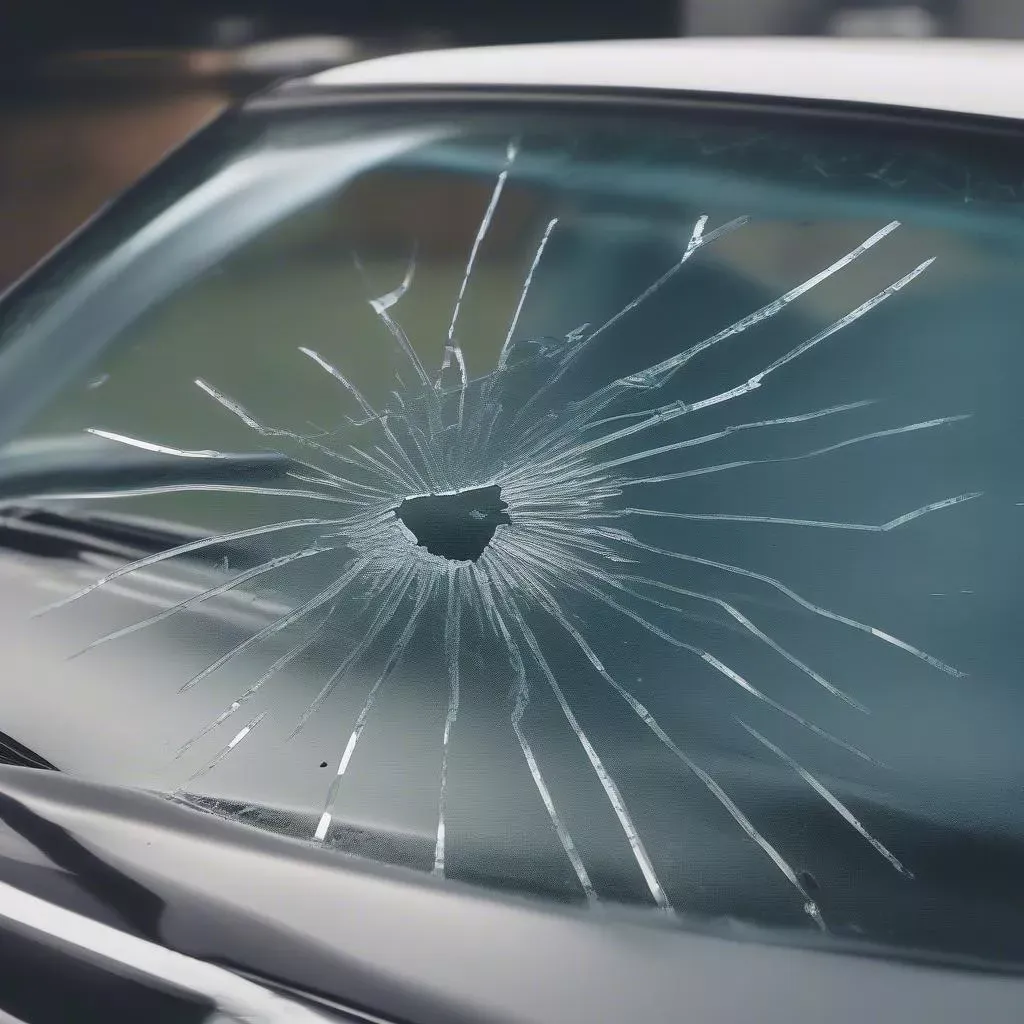 cách kiểm tra kính xe ô tô: Đánh giá thiệt hại khi kính chắn gió bị vỡ lớn