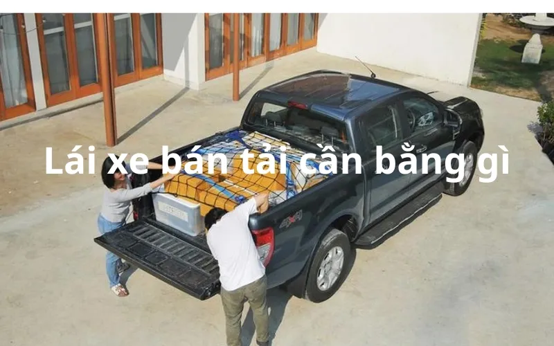 Hình ảnh giới hạn tốc độ áp dụng cho người lái xe bán tải cần bằng gì