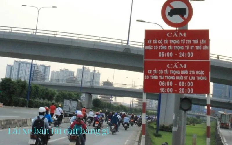 Phân loại xe bán tải có được phép đi vào đường cấm hay không