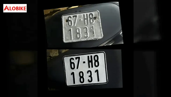 Dịch vụ làm mới biển số xe máy