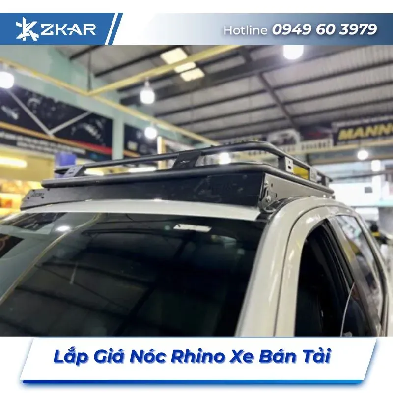 Quy trình lắp giá nóc xe bán tải tại ZKar Auto, đảm bảo tiêu chuẩn kỹ thuật an toàn