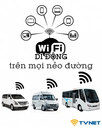 Lắp đặt Wifi trên xe ô tô, xe khách
