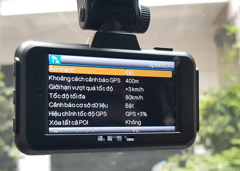 Kiểm tra hoạt động và cài đặt các thông số cơ bản sau khi lắp đặt camera hành trình