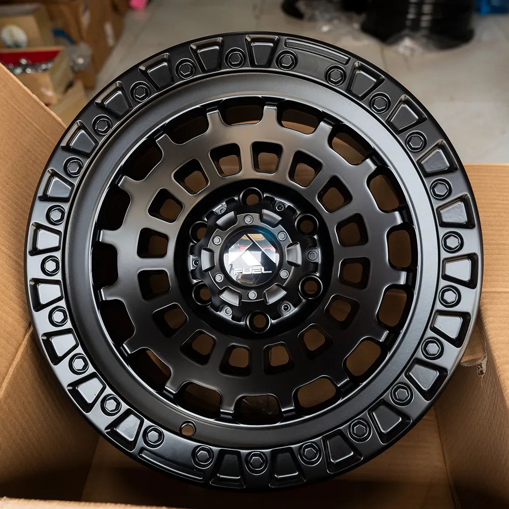 Chi tiết thiết kế lazang bán tải đen phay