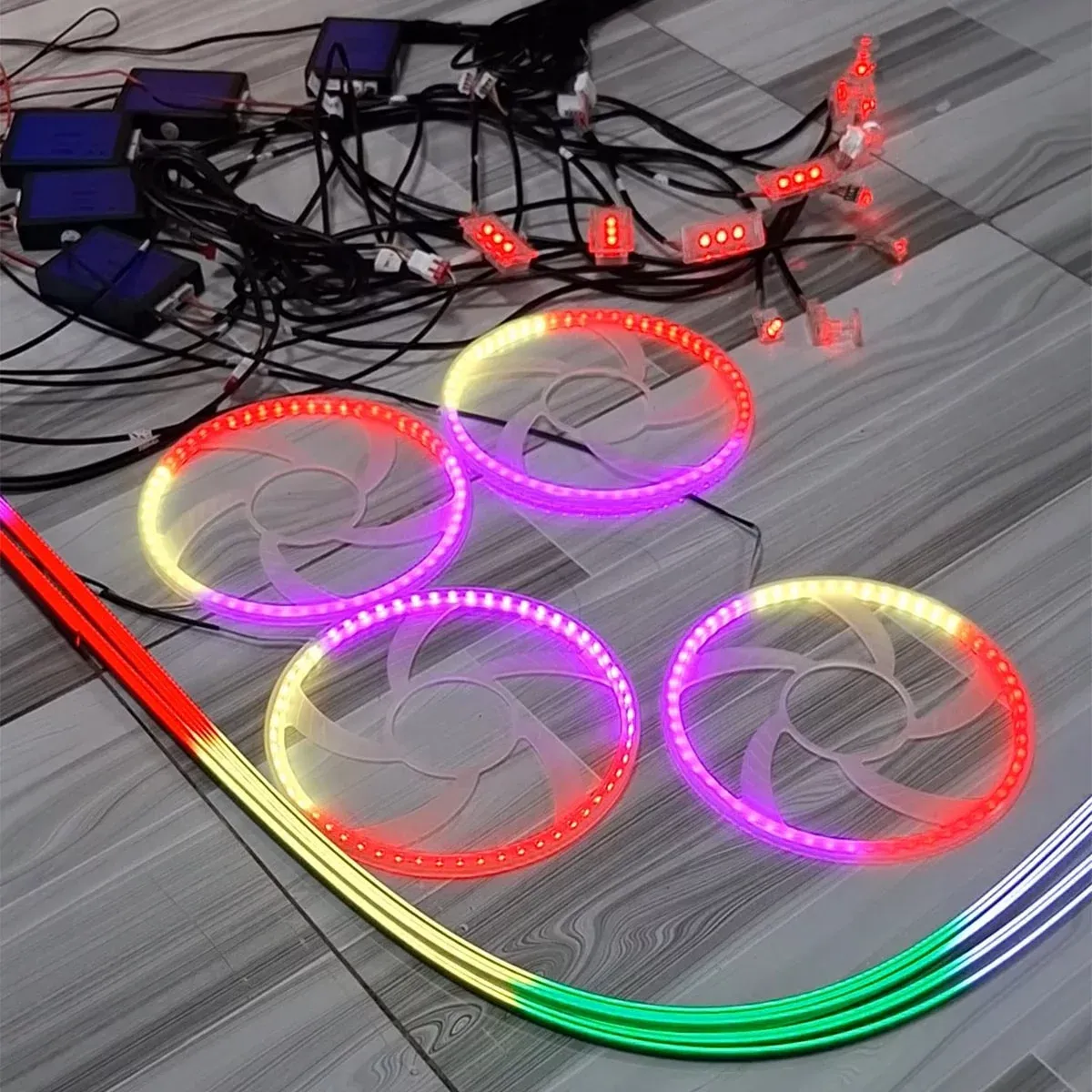 Led Nội Thất ô tô RGB G4 24 chi tiết