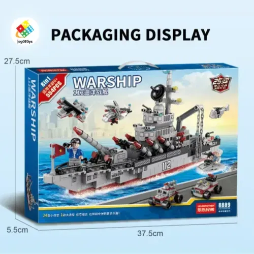 Mô hình tàu chiến 651 mảnh ghép với các chi tiết nhỏ tinh vi cần bảo quản kỹ