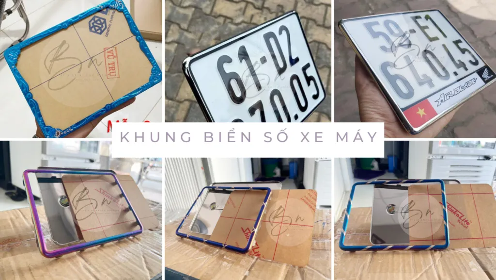 Sự khác biệt giữa biển gò và giả gò trong dịch vụ bán khung biển số xe ô tô