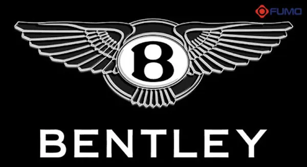 Logo hãng Bentley với cánh chim quyền lực, biểu tượng của sự xa hoa