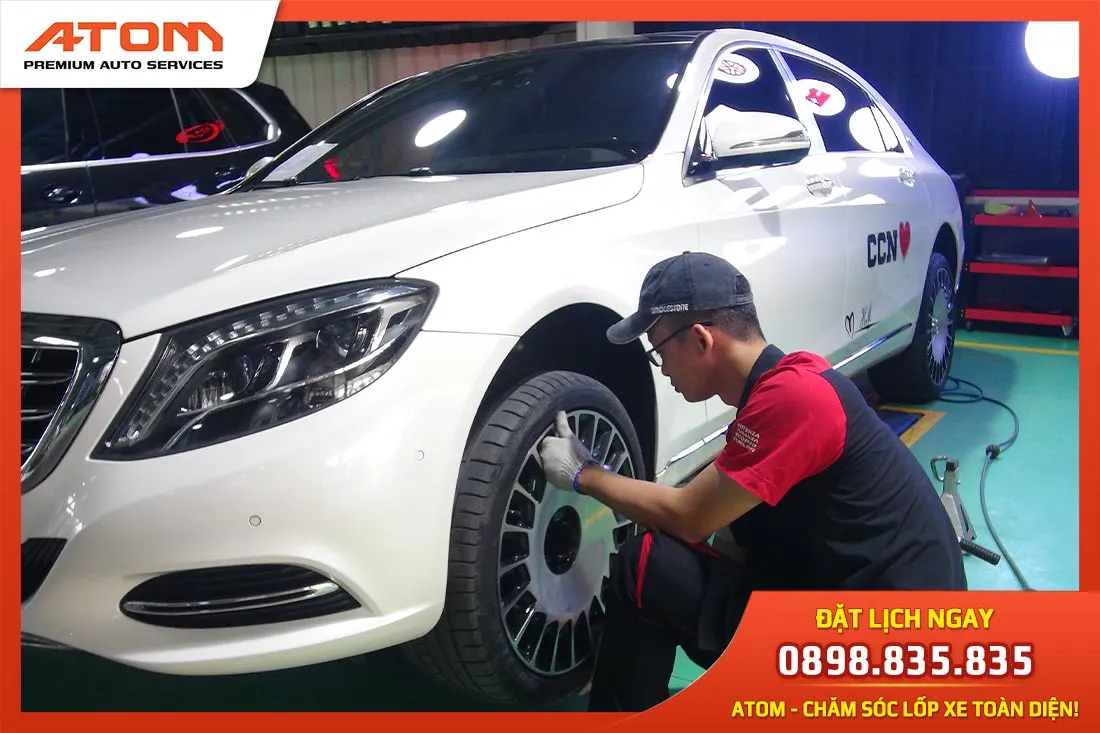 Nên thay lốp ô tô tại các trung tâm uy tín