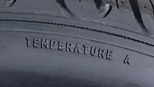 Chỉ số chịu nhiệt Temperature trên thành lốp