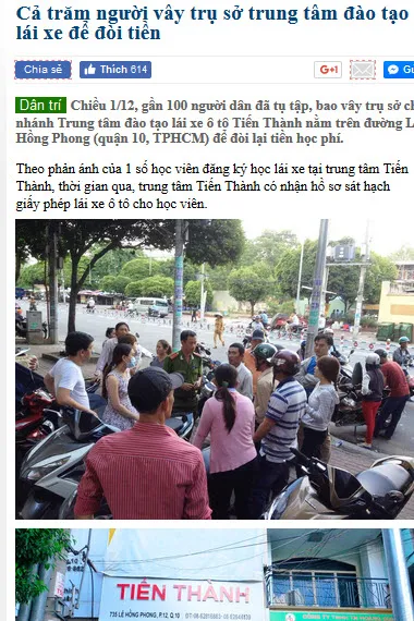 Hình ảnh minh họa về các hình thức lừa đảo học phí và bao đậu khi học lái xe ô tô