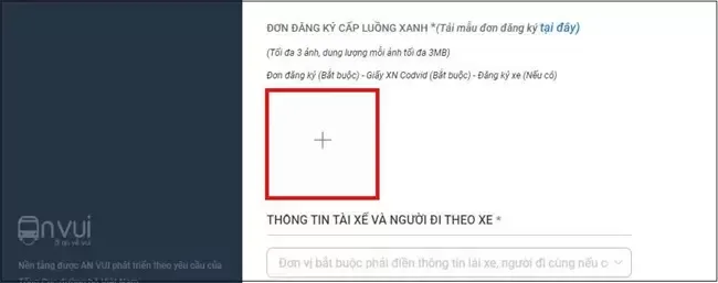 Tải hồ sơ lên hệ thống