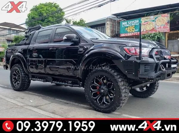 Mâm Fuel Assault đen độ đẹp và chất cho xe bán tải 2018 2019