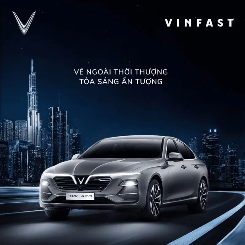 VinFast Lux A2.0 trang bị mâm xe ô tô hợp kim nhôm 18 – 19 inch tùy phiên bản với thông số kỹ thuật mâm xe ô tô phù hợp