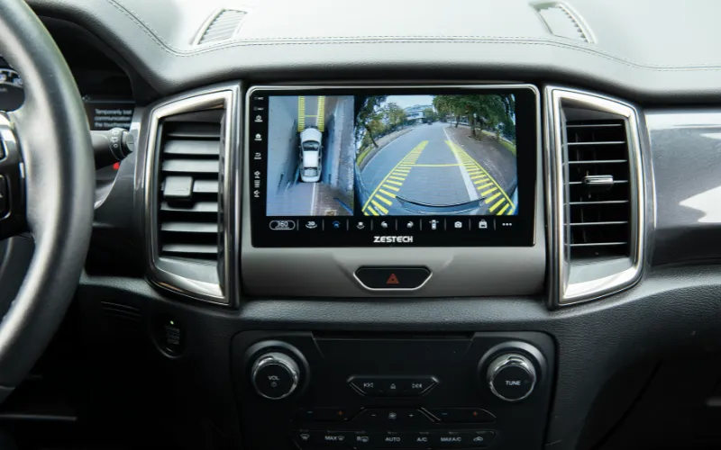 Kết nối và hiển thị camera 360 độ trên màn hình ô tô Zestech