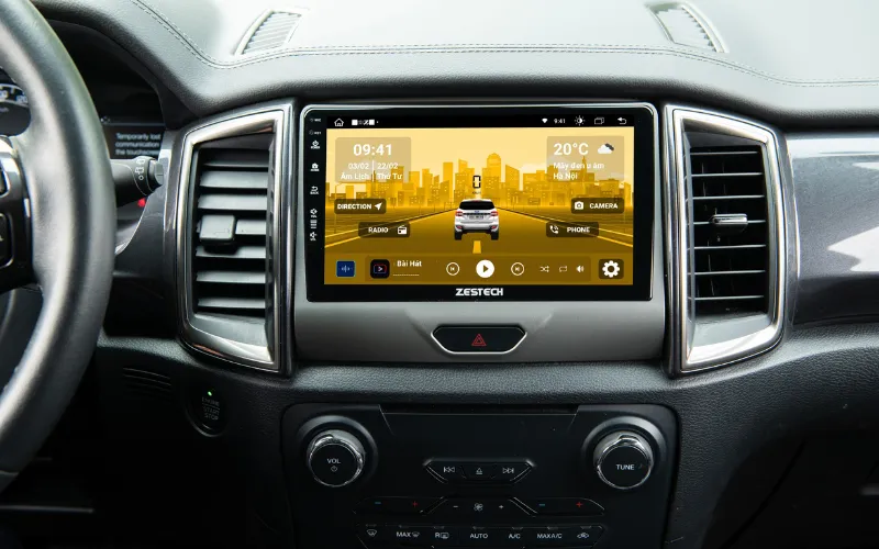 Khái niệm về màn hình Android ô tô thông minh như Zestech