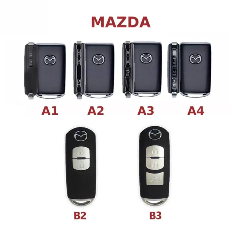 Các mẫu ốp chìa khoá ô tô tương thích với smartkey các dòng xe Mazda