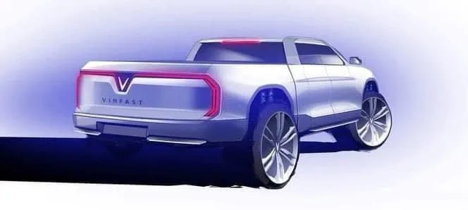 Kiểu dáng mới của xe bán tải VinFast có sự tương đồng với Chevrolet Colorado