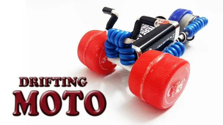 Sơ đồ lắp ráp xe mô hình tự chế bằng mô tơ cơ bản