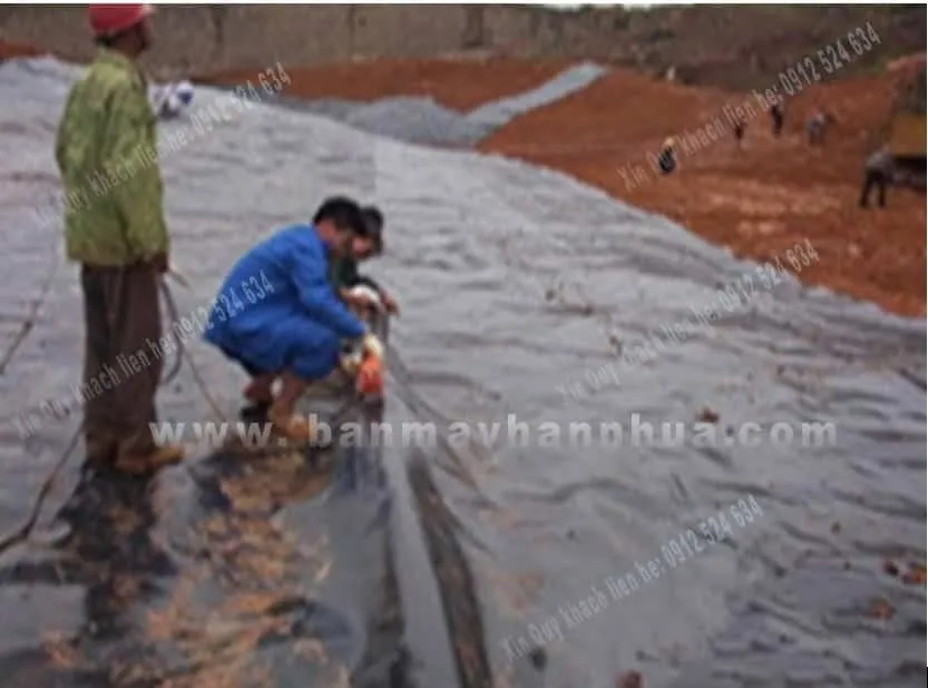 Ứng dụng máy hàn màng chống thấm trong xây dựng hầm giao thông