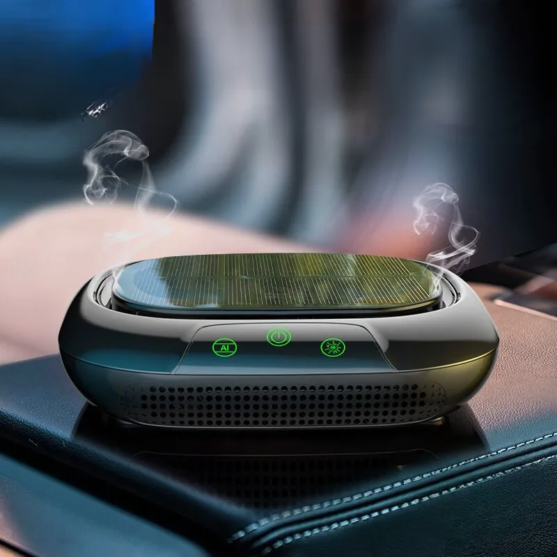 Thiết kế nhỏ gọn của máy khử mùi ô tô năng lượng mặt trời chính hãng