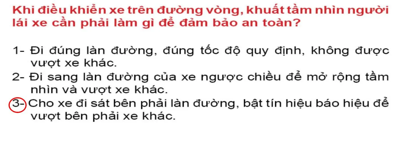 Mẹo thi lý thuyết B2 đơn giản nhất