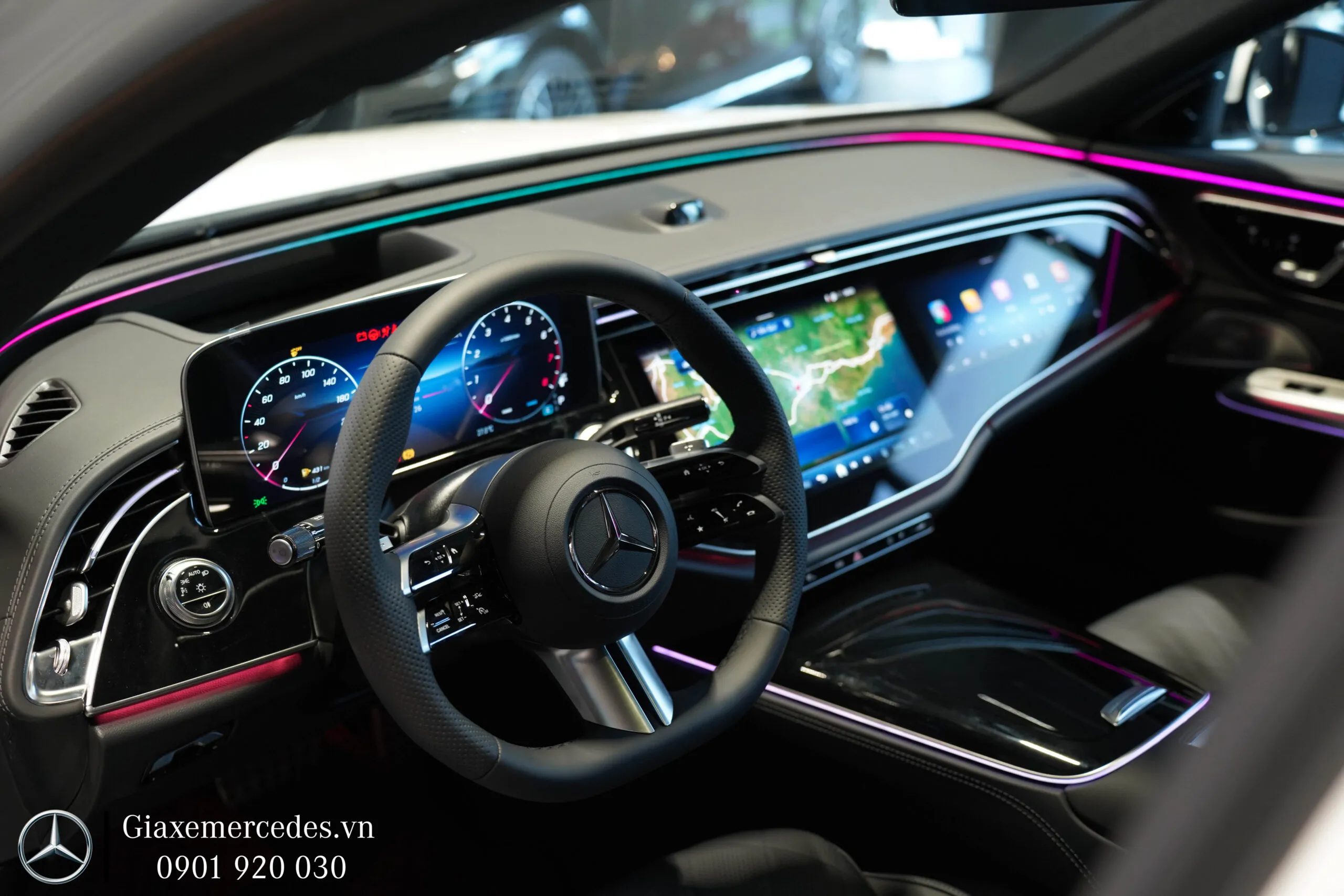 Giao diện mới trên Mercedes E300 AMG All New 2025