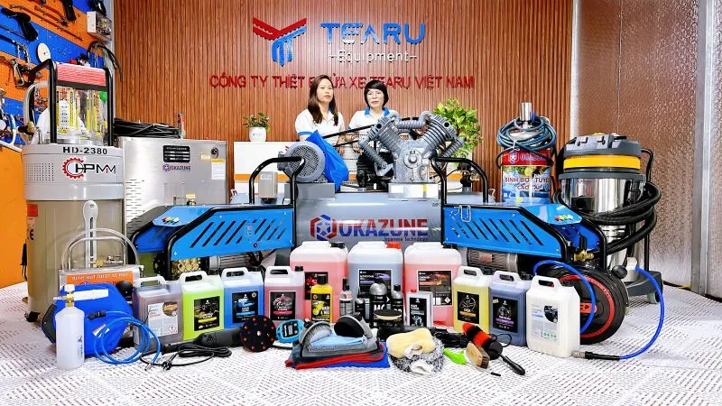 Thiết bị cho gara ô tô chiếm khá nhiều trong tổng vốn đầu tư