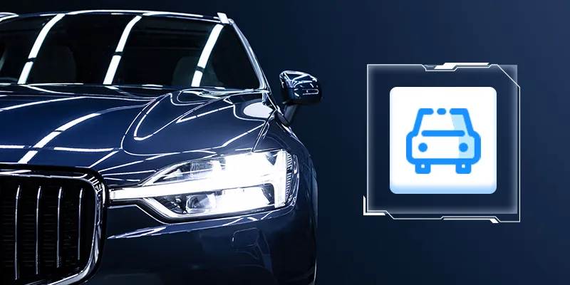 Hình ảnh logo MoMo và thông tin về bảo hiểm vật chất ô tô.