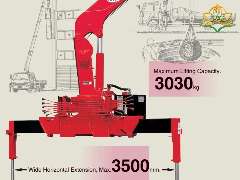 Một số nút và cần điều khiển cẩu tự hành