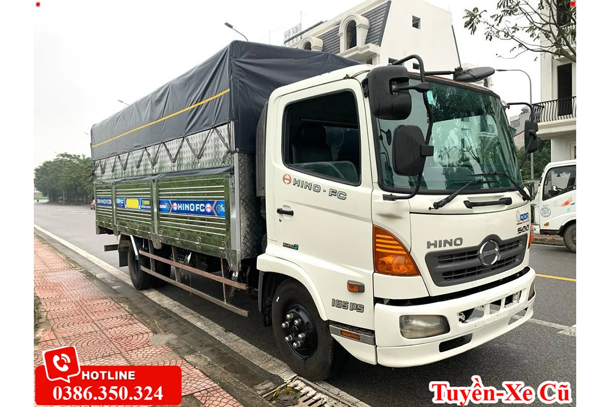 Xe tải cũ Hino FC đời 2018 tải 5T4, lựa chọn bền bỉ cho vận tải nặng