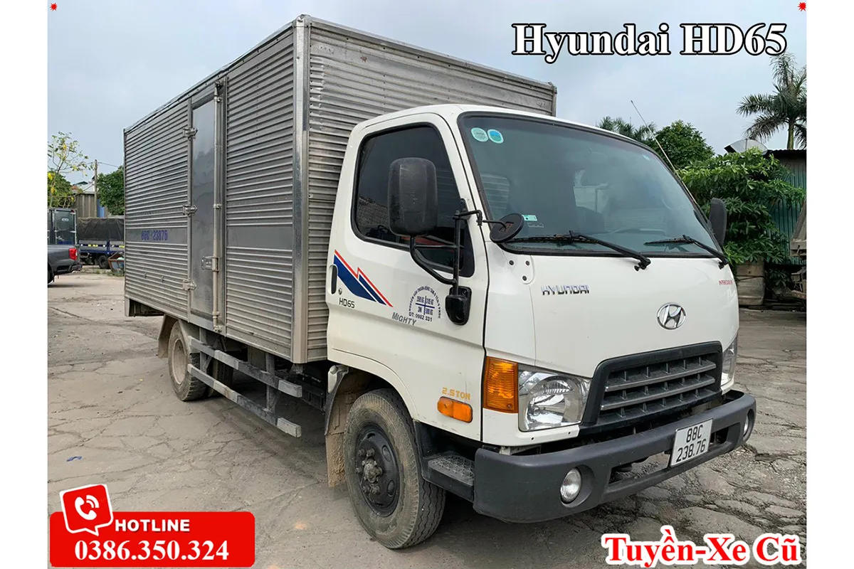 Hyundai HD65 cũ đời 2017 vẫn là dòng xe tải nhẹ được săn đón