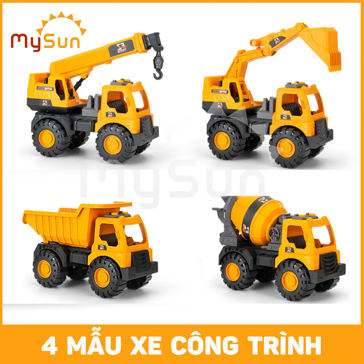 Mua bộ đồ chơi trẻ em xe công trình cho bé tại Hà Nội tpHCM Sài Gòn