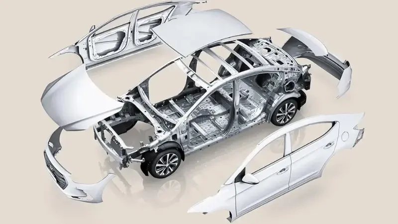 Đèn báo rẽ dạng LED tích hợp trên gương chiếu hậu xe Hyundai Accent