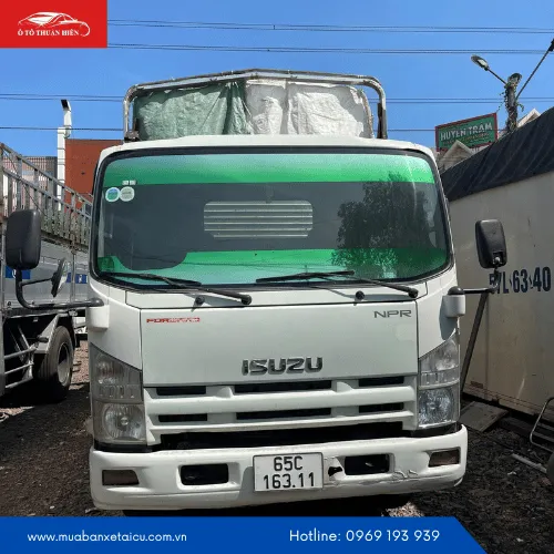 Tổng quan cabin xe tải ISUZU 3,4 tấn đời 2014