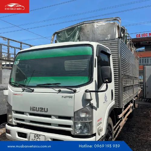 Hệ thống phanh và lốp xe tải ISUZU 3,4 tấn đời 2014