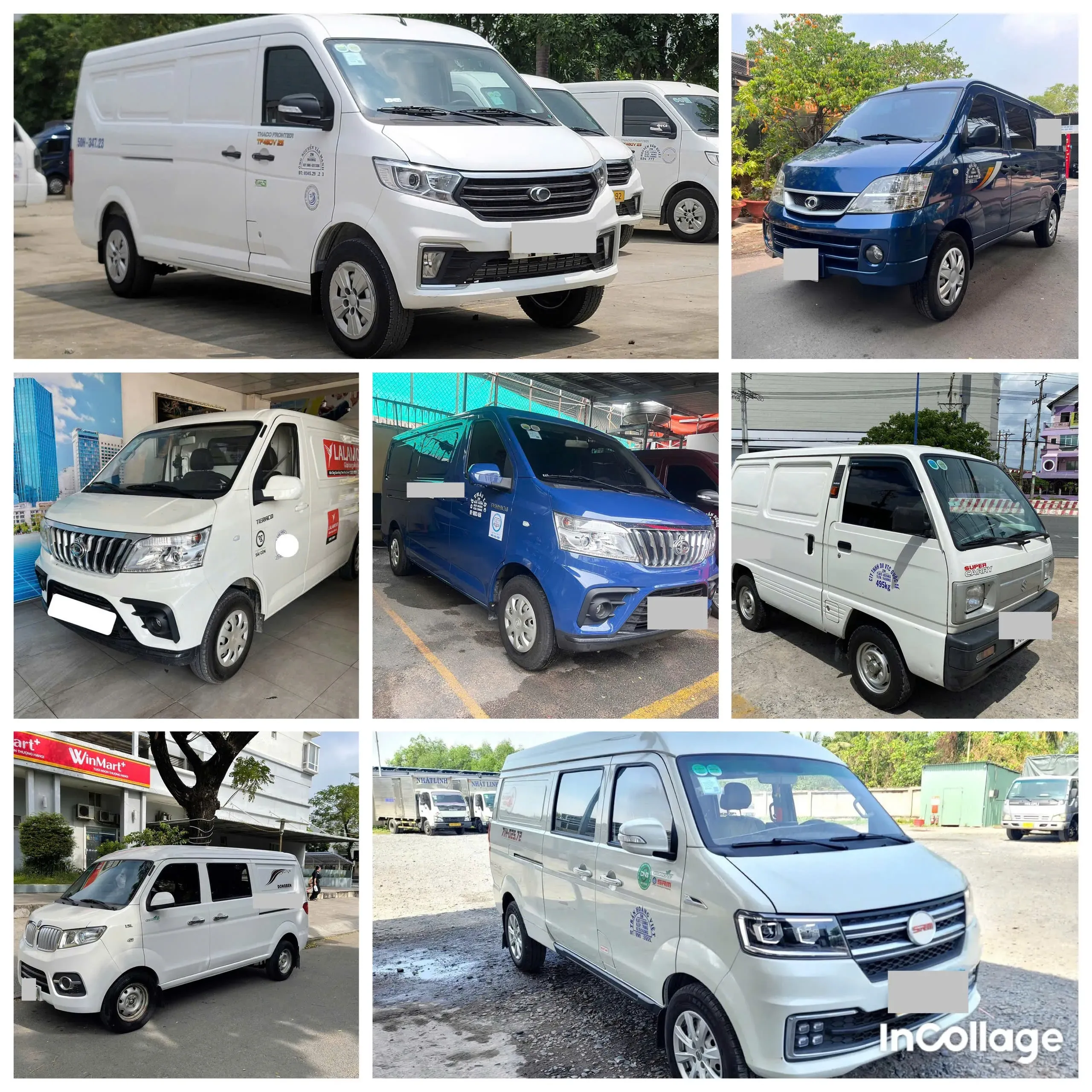 MUA XE TẢI VAN THACO CŨ