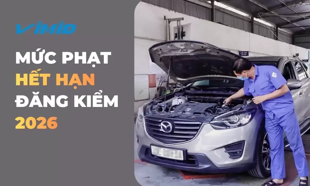 Biển báo phạt quá hạn đăng kiểm xe ô tô theo Nghị định 168/2024