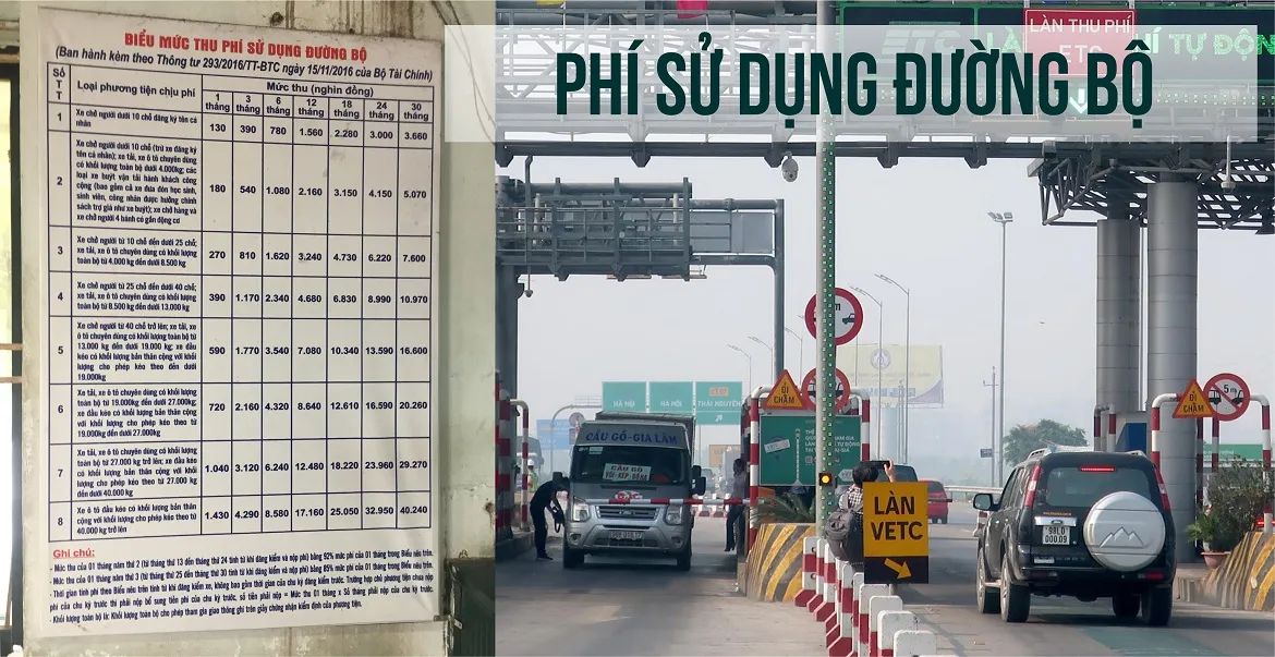 Mức phí sử dụng đường bộ xe tải