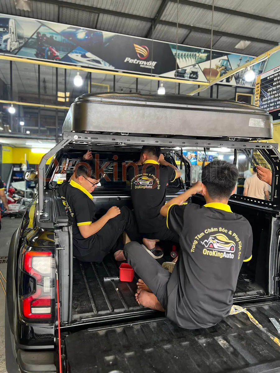 Nâng cấp lều cắm trại cho xe bán tải Ford Ranger