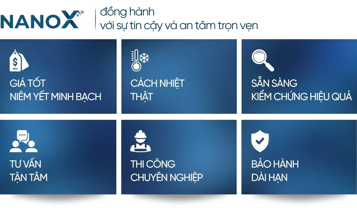 Cam kết chất lượng khi dán phim cách nhiệt kính ô tô tại NanoX