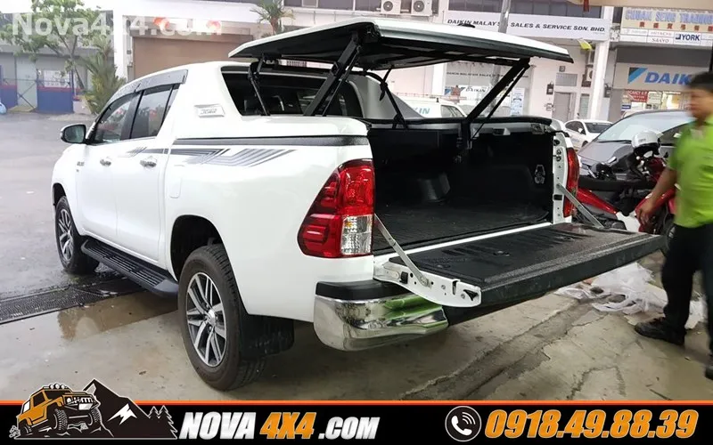 Nắp thùng mềm, thấp, cao, cuộn, Carryboy KSC dành cho xe bán tải Ford Ranger Raptor Hilux chính hãng Thái Lan