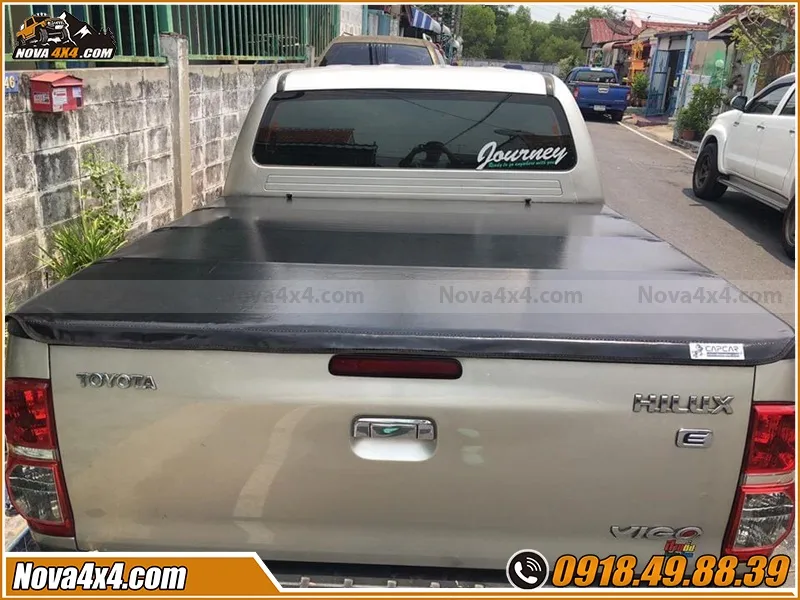 Nắp thùng cuộn mềm Capcar xe bán tải nhiều tiện ích
