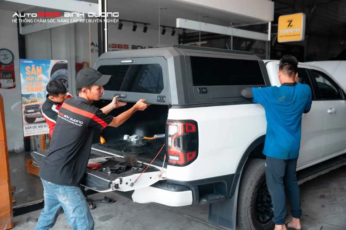 Báo giá nắp thùng xe bán tải mới nhất hiện nay