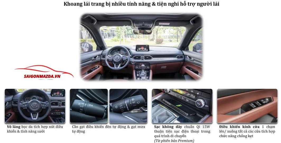 khoang lái mazda cx8