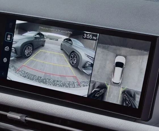 Camera 360 hỗ trợ đỗ xe dễ dàng